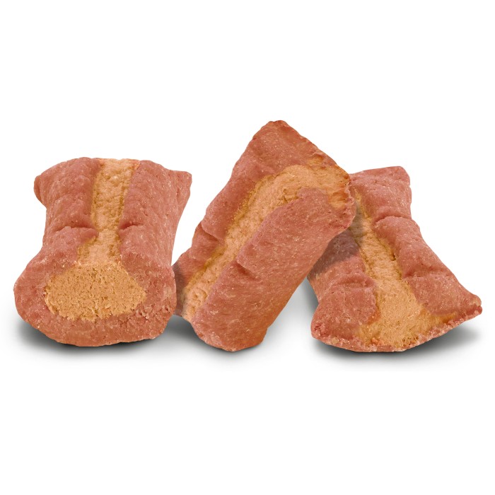 Закуски мягкие Vitakraft мини Treaties Minis Liver Sausages, с лососем для малых пород, 48 гр