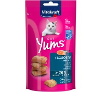 Закуски м'які Vitakraft Cat Yums Salmon MSC, для котів, з лососем, 40 ..