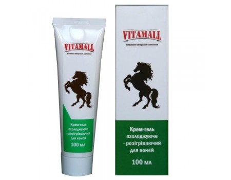 VitamAll крем-гель охлаждающе-разогревающий для лошадей 100г