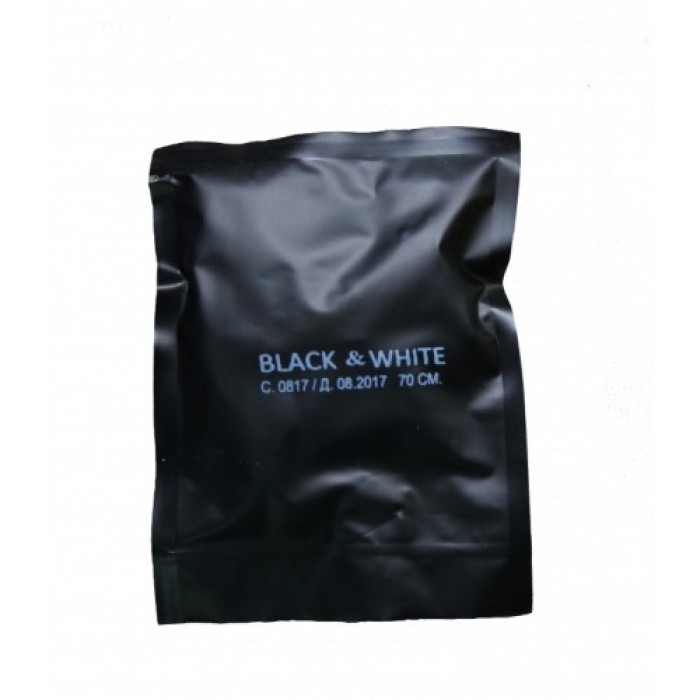 VITOMAX Нашийник Black & White від бліх та кліщів для великих порід собак, 70 см, чорний
