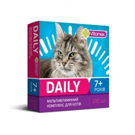  VITOMAX DAILY  7+ профилактические витамины для котов  от 7 лет , 100..