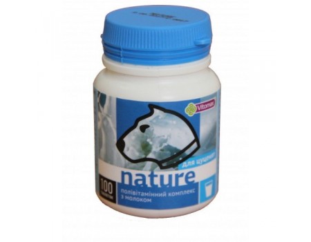  VITOMAX поливитаминный комплекс Nature для щенков с молоком, 100 табл (50г)