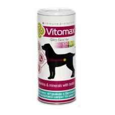 VITOMAX для шерсти собак с биотином, 240г   120таб