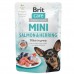 Brit Care Mini Dog pouch 85g филе лосося и сельди в соусе 
