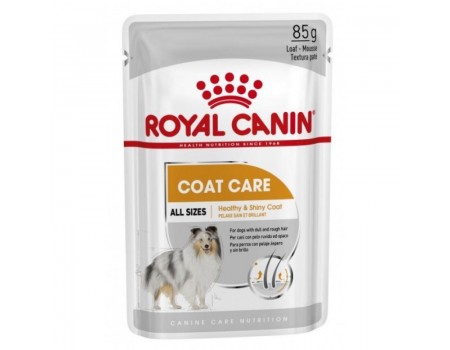 срок до 04.12 2022 // Влажный корм для собак Royal Canin COAT BEAUTY LOAF 0,085 кг