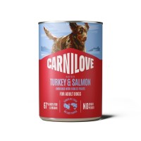 Вологий корм Carnilove Salmon & Turkey для собак паштет лосось та індичка 400 г