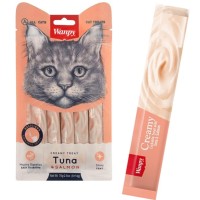 Wanpy Creamy Lickable Treats Tuna & Salmon ВАНПИ ТУНЕЦ С ЛОСОСЕМ жидкое лакомство для кошек, 0.07 кг, в упаковке 5 стиков по 14 г