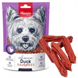 Wanpy Duck Sausages ВАНПІ СОСИСКИ З КАЧКОЮ ласощі для собак , 0,1 кг..