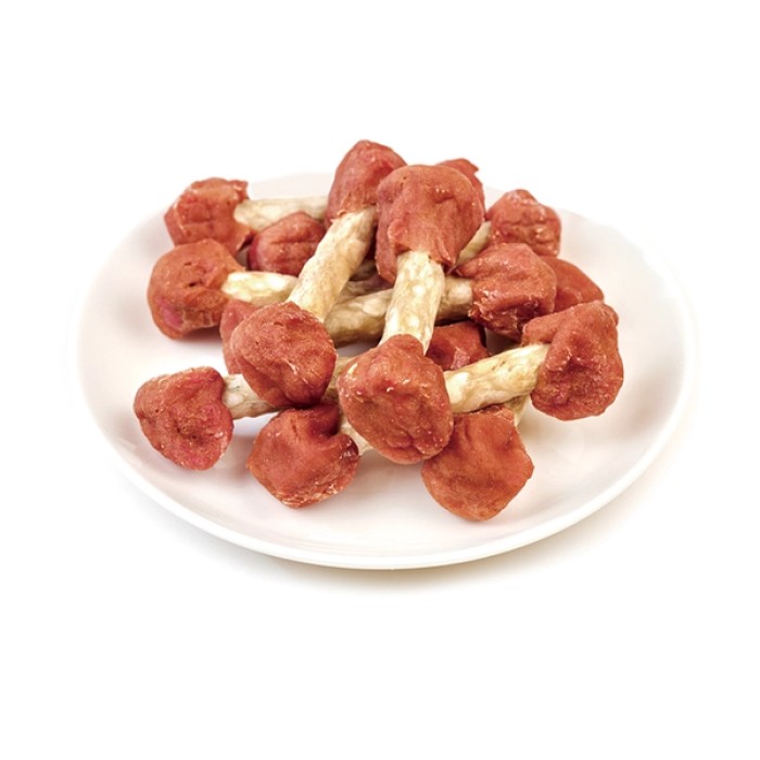 Wanpy Duck Jerky Dumbbells ВАНПИ КОСТЬ-ГАНТЕЛЬ С ВЯЛЕНОЙ УТКОЙ лакомство для собак, 0.1 кг