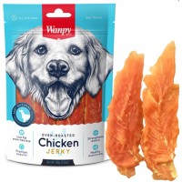 Wanpy Chicken Jerky ВАНПИ ФИЛЕ КУРИЦЫ ВЯЛЕНОЕ лакомство для собак , 0,1 кг