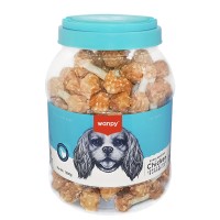 Wanpy Chicken Jerky & Rice Dumbells ВАНПИ КОСТЬ-ГАНТЕЛЬ С КУРИЦЕЙ И РИСОМ лакомство для собак, 1 кг