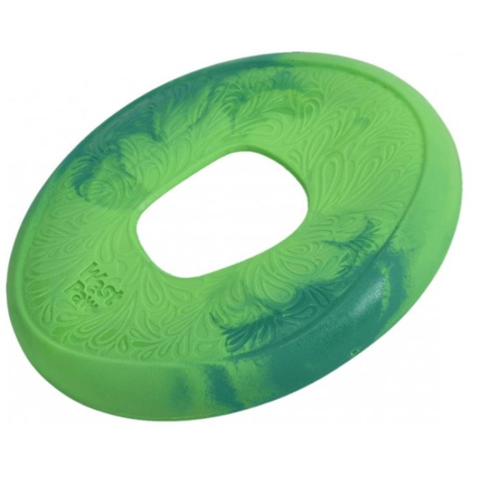 Игрушка для собак West Paw Frisbee Saliz Large Emerald 22 см, зеленый
