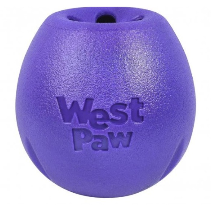 Іграшка-годівниця для собак West Paw Zogoflex Echo Rumbl, мала, фіолетова, 8 см