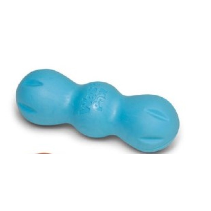 Игрушка для собак West Paw Rumpus Medium, средняя, голубая, 16 см