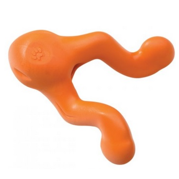 Игрушка для собак Tizzi Large Tangerine Тиззи для лакомства большая оранжевая, 18 см