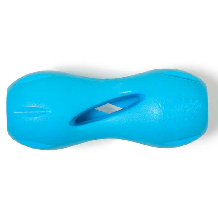 Іграшка для собак Qwizl Large Aqua Квізл для ласощів великий блакитний, 17 см