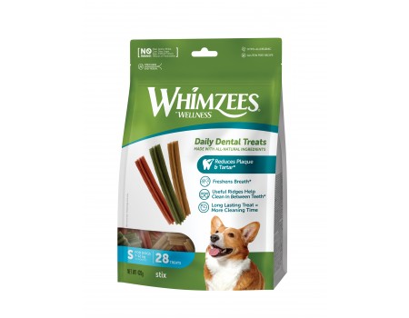 Ласощі Whimzees Stix у формі паличок для собак S 28 шт