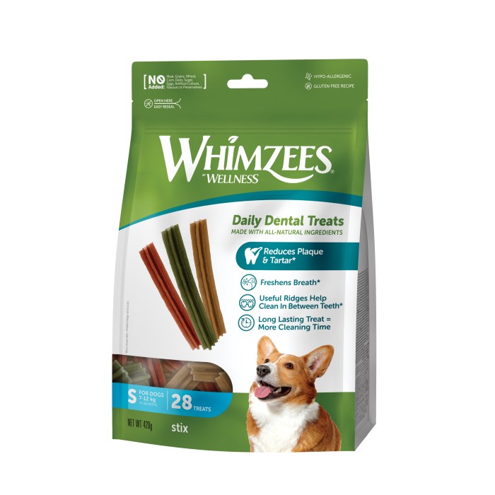 Ласощі Whimzees Stix у формі паличок для собак S 28 шт