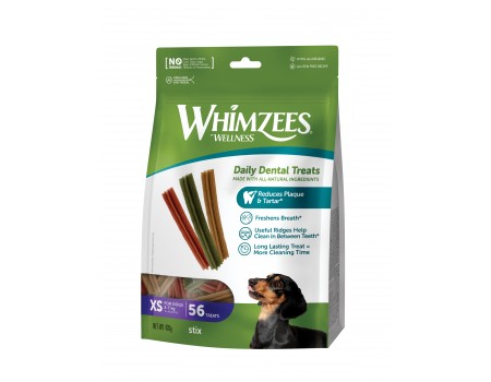 Ласощі Whimzees Stix формі паличок для собаку XS 56 шт