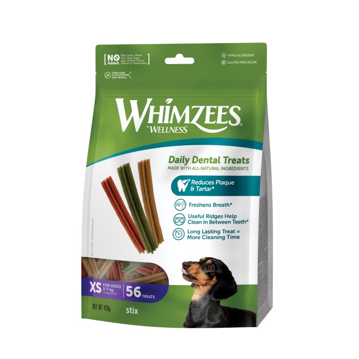Ласощі Whimzees Stix формі паличок для собаку XS 56 шт