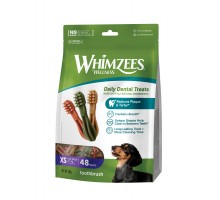 Лакомство Whimzees Toothbrush в форме зубной щетки, для собак, XS, 48 ..