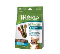 Лакомство Whimzees Toothbrush в форме зубной щетки, для собак, S, 24 ш..