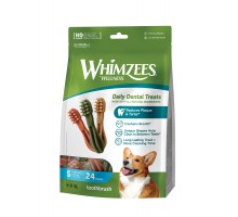 Лакомство Whimzees Toothbrush в форме зубной щетки, для собак, S, 24 ш..