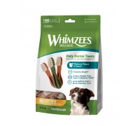 Лакомство Whimzees Toothbrush в форме зубной щетки, для собак, M, 12 ш..
