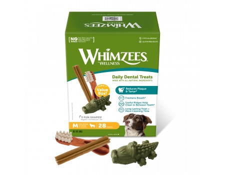 Ласощі Whimzees Variety Value Box Набір для собак M 28 шт