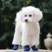 Ботинки RUISPET для малых пород собак, зимние с утеплением, 4 шт./упак. синие, 4,0x3,5 см, S  - фото 3