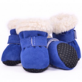Ботинки RUISPET для малых пород собак, зимние с утеплением, 4 шт./упак..