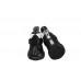 Ботинки RUISPET для малых пород собак, демисезонные с флисовой подкладкой 4 шт/упак. черные, 4,0x3,5 см, #2  - фото 3