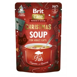 Корм вологий для котів Brit Care Christmas Fish Soup Різдвяний суп з р..
