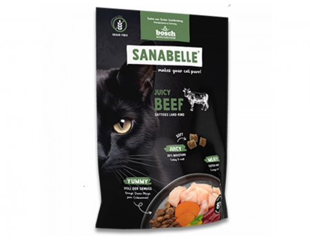 Беззерновий м'який корм Sanabelle Juicy Beef для котів, яловичина, 250 г