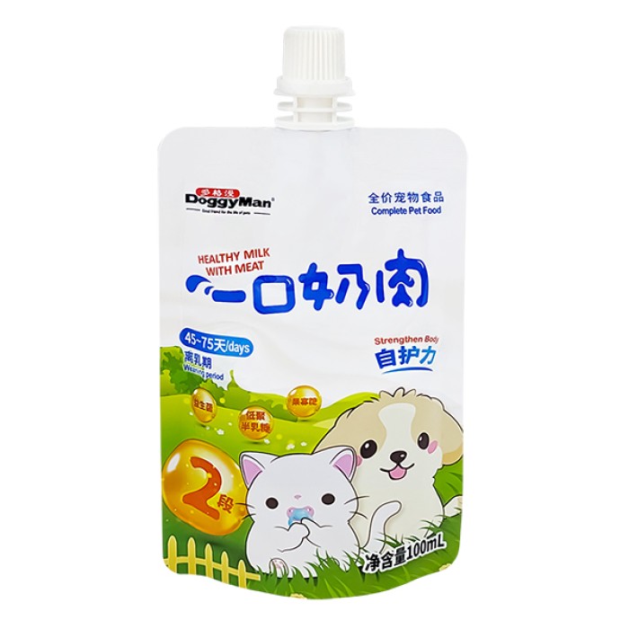Doggyman Healthy Milk With Meat ДОГГІМЕН МОЛОКО З М’ЯСОМ для цуценят і кошенят від 45 до 75 днів