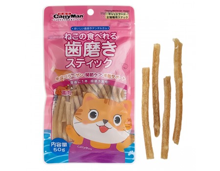 Жевательное лакомство для кошек CattyMan Chewing Stick Chicken, палочки со вкусом курицы, 50 г