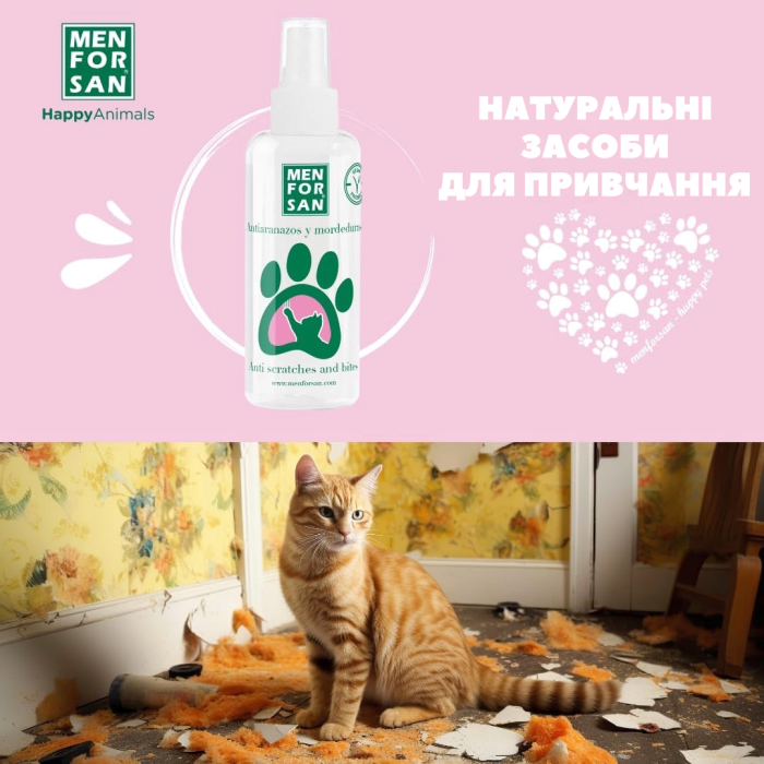 Menforsan Спрей защита от царапин и укусов, 60мл