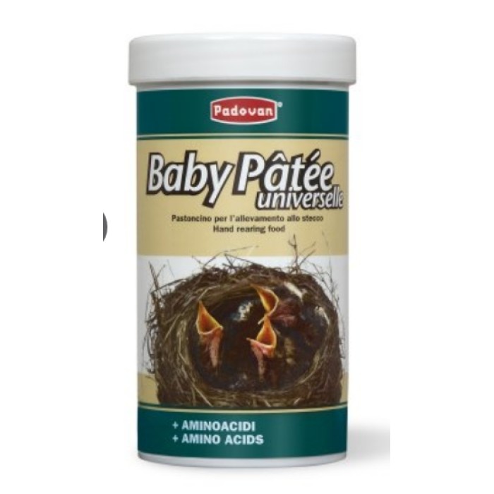 Корм Padovan BABY Patee universelle,для пташенят зерноїдних птахів, Падован Бейбі Пате, 100 г
