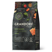 Сухий корм Grandorf FRESH SALMON&SWEET POTATO, для дорослих котів, лосось з бататом, 2 кг