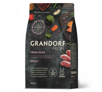 Сухий корм Grandorf FRESH, DUCK & SWEET POTATO, для дорослих котів, ка..