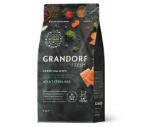 Сухий корм Grandorf FRESH SALMON & SWEET POTATO, для стерилізованих ко..