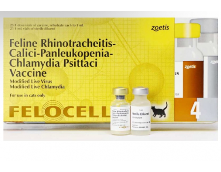 Zoetis Felocell 4 - вакцина для кошек Фелоцел 4  