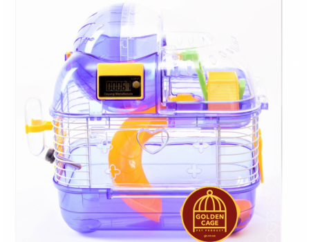  Клетка для грызунов Золотая клетка М01 эмаль со счетчиком 260×200×270