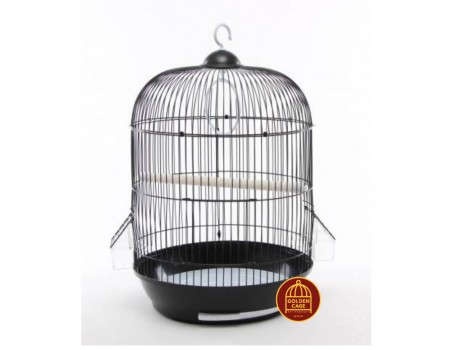 Клетка для птиц 309А, Цилиндр - золото