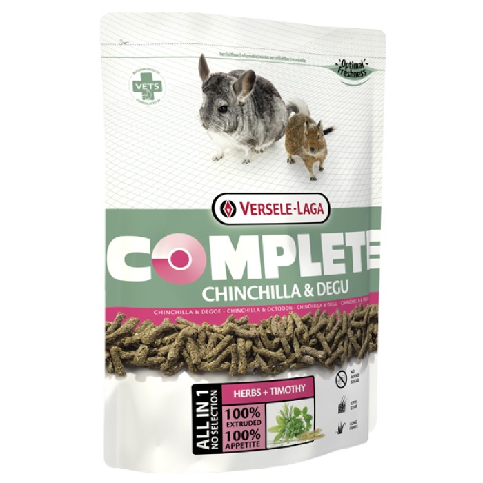 Versele-Laga Complete ШИНШИЛЛА ДЕГУ (Chinchilla&Degu) гранулированный корм для шиншилл и дегу , 1.75 кг.