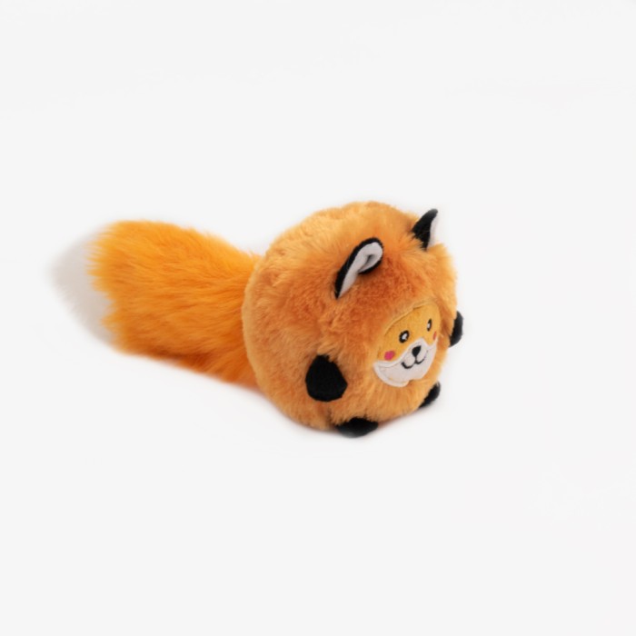 Іграшка для собак Zippy Paws Bushy Throw "Лисичка", штучне хутро, 24 x 10 x 10 см