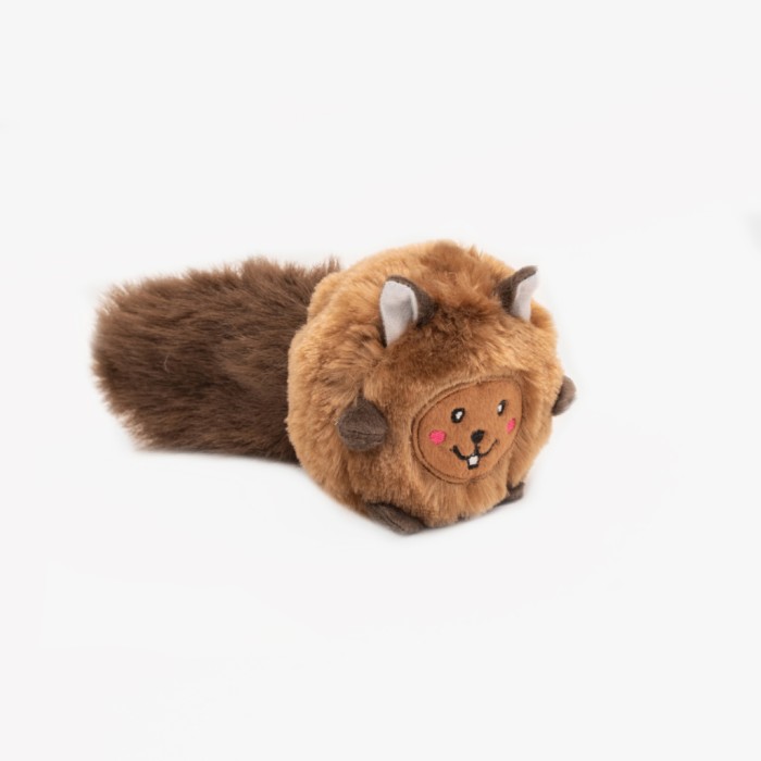 Іграшка для собак Zippy Paws Bushy Throw "Білочка", штучне хутро, 24 x 10 x 10 см