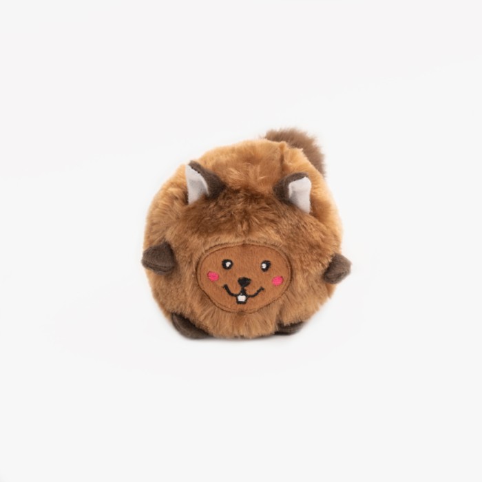 Іграшка для собак Zippy Paws Bushy Throw "Білочка", штучне хутро, 24 x 10 x 10 см