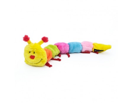 Іграшка для собак ZippyPaws "Гусениця з 7 пищалками" Zippy Burrow™, поліестер, 50х8х8 см