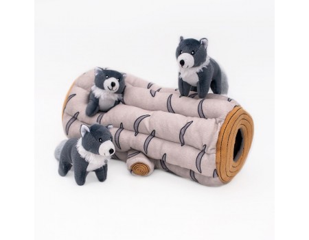 Игрушка для собак Zippy Paws Zippy Burrow "Арктические волки", 34x15x15 см